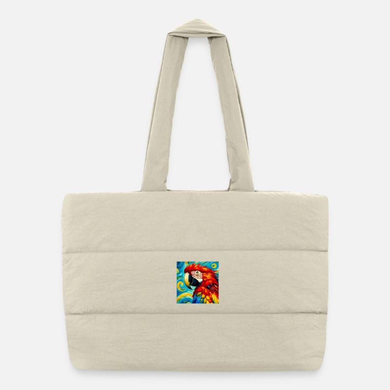 parrot Puffer Shopping Bag