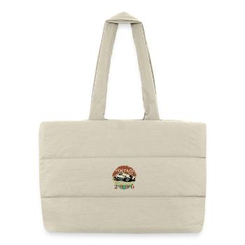 20e anniversaire - Classique - Vintage depuis 05/2006 - Sac shopping matelassé - blanc naturel - Devant