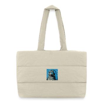 seal - Puffer Shopping Bag - natural - Front