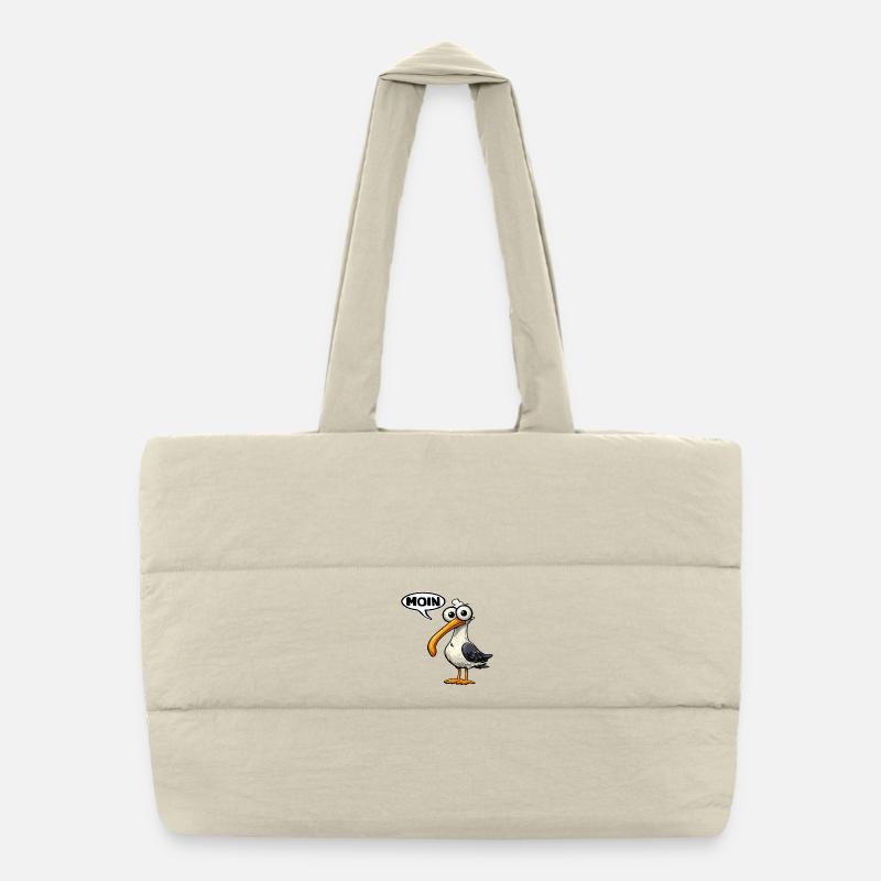 Mouette de la Lune, Mouette de bande dessinée Sac shopping matelassé