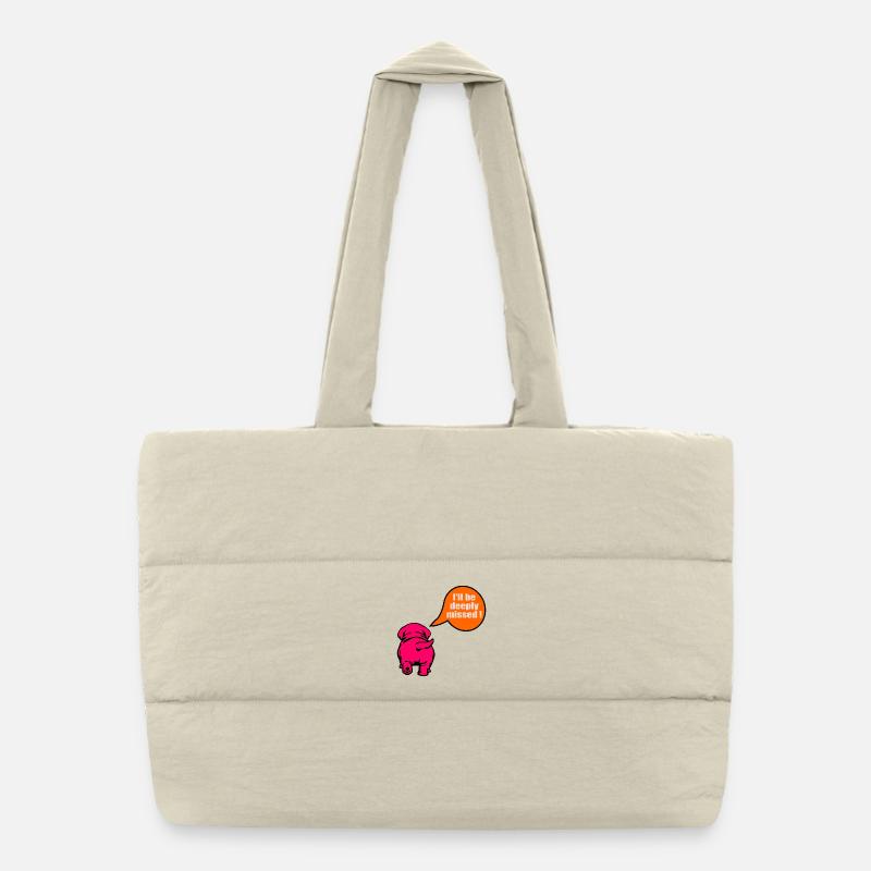 Sac shopping matelassé