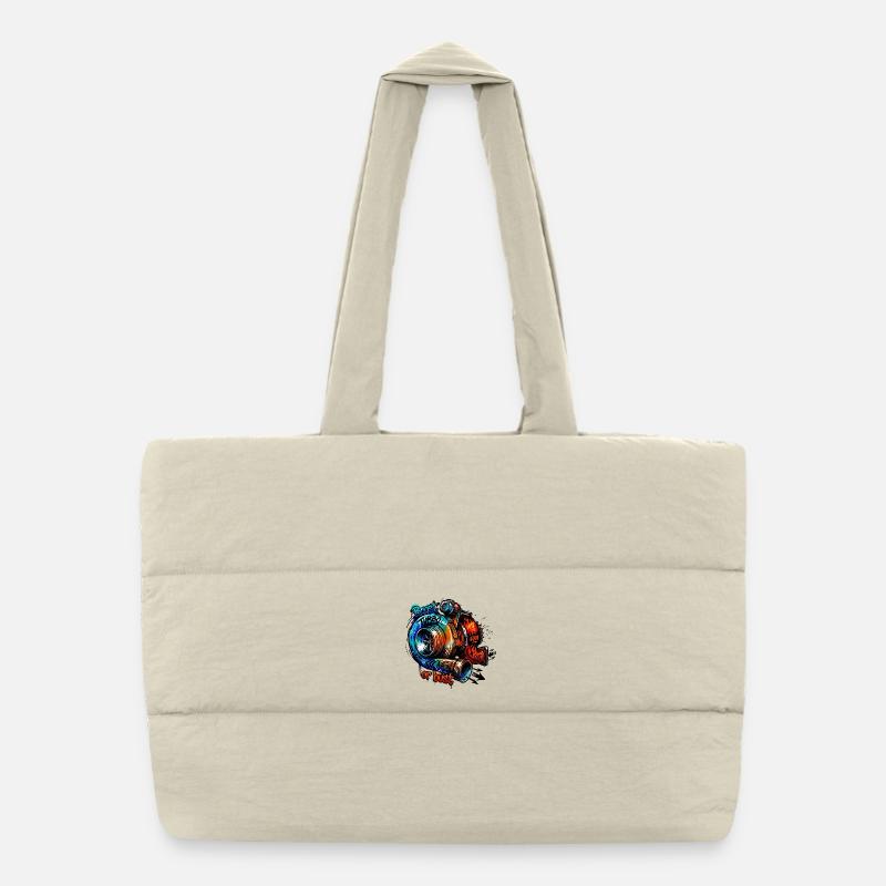 Turbo Boost ou Bust Sac shopping matelassé