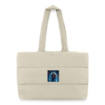 Nebula Ranger Neon Warrior - Puffer Shopping Bag - natural - Front