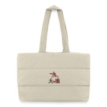 Combattants de Taichi - Sac shopping matelassé - blanc naturel - Devant