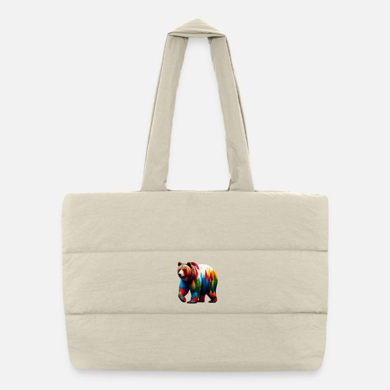 Bär Puffer-Einkaufstasche