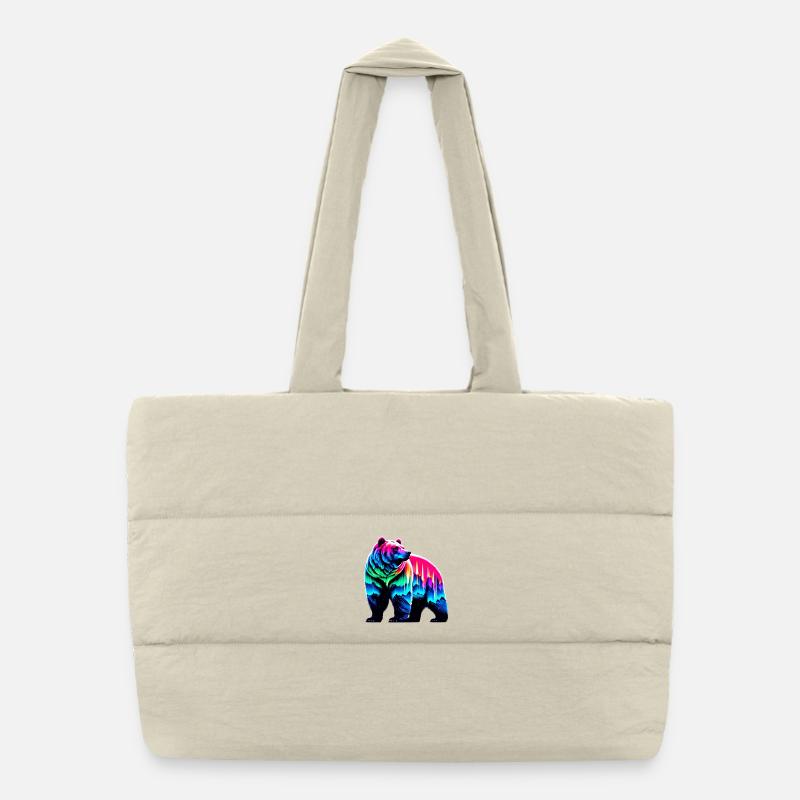 Bear Puffer Shopping Bag