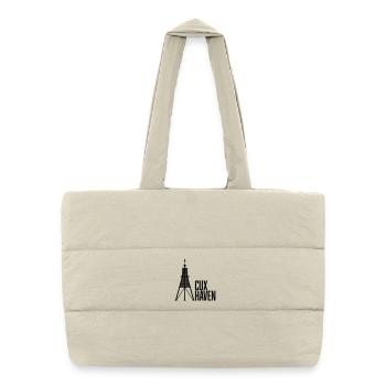 Barge à billes Cuxhaven - Sac shopping matelassé - blanc naturel - Devant