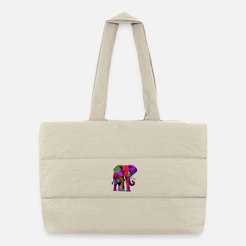 Sac shopping matelassé