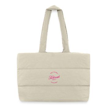 Maillot vainqueur du tie-break de tennis - Sac shopping matelassé - blanc naturel - Devant