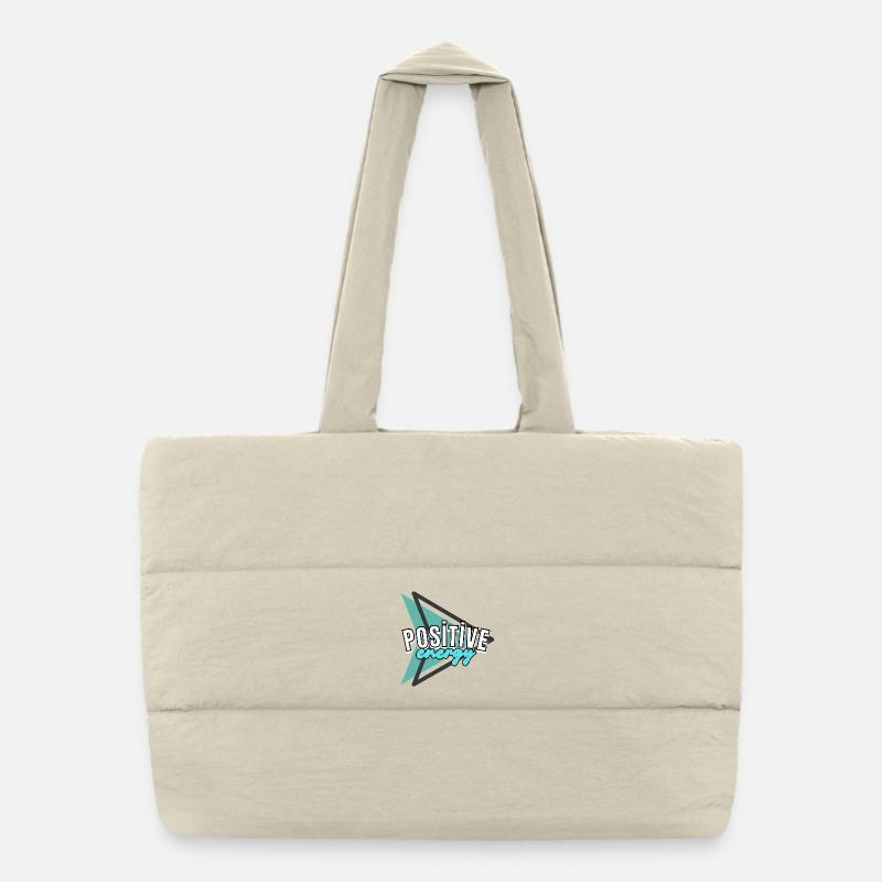Positiver Energi Puffer-Einkaufstasche
