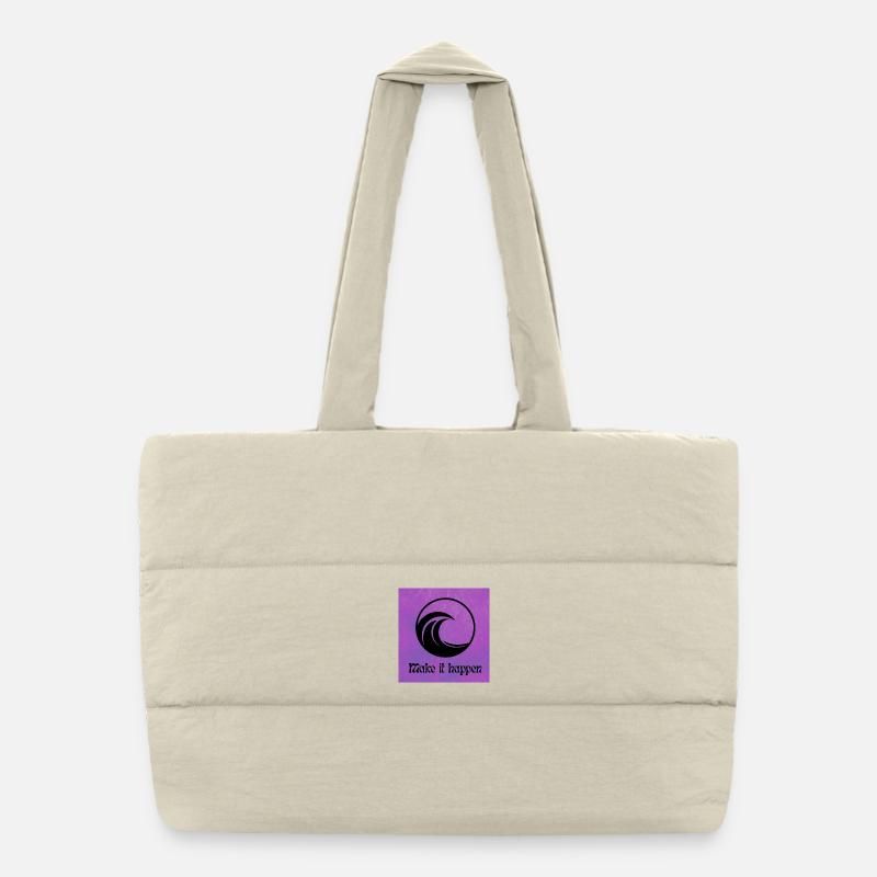 Cercle ondulé MakeItMotif Sac shopping matelassé