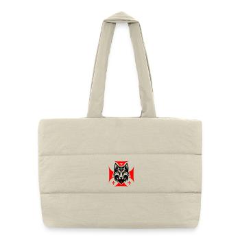 Demon Silhouette - Puffer Shopping Bag - natural - Front
