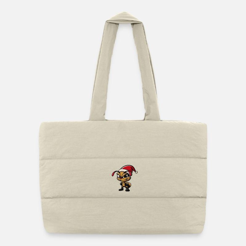 Fourmi Noël Sac shopping matelassé