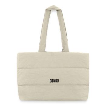 professional overthinker - Puffer Shopping Bag - natural - Front