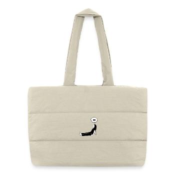 Mother Mode - Low Power - Puffer Shopping Bag - natural - Front