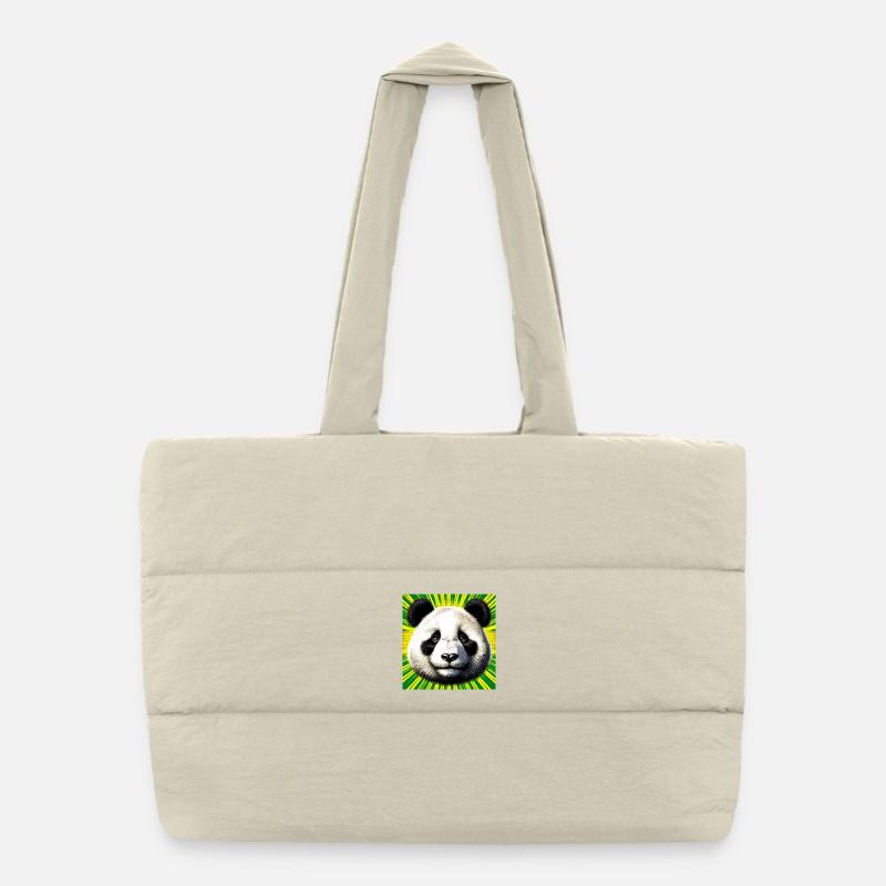 panda Sac shopping matelassé