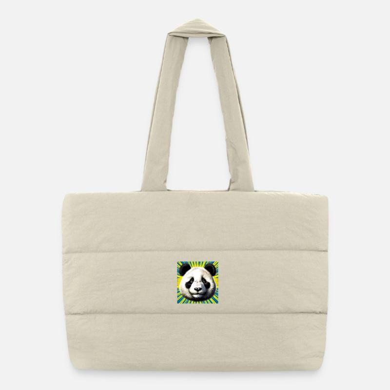 panda Sac shopping matelassé