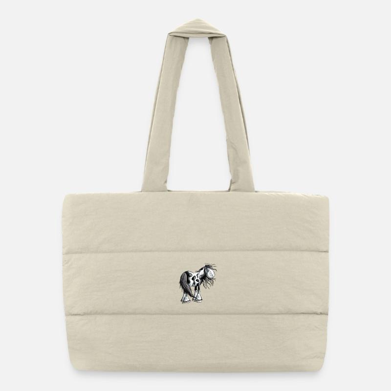 Niedlicher Irish Tinker Puffer-Einkaufstasche