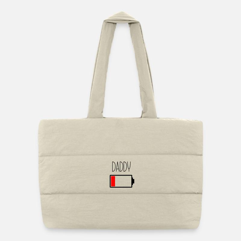 Battery Daddy Puffer Shopping Bag