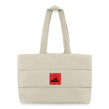 Hambourg Bugsier 7 - Sac shopping matelassé - blanc naturel - Devant