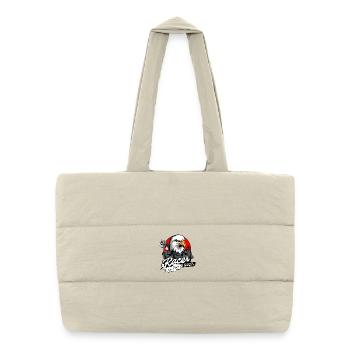 BIKER EAGLE - Sac shopping matelassé - blanc naturel - Devant