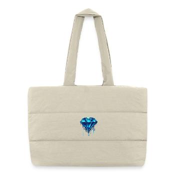 Diamond - Puffer Shopping Bag - natural - Front