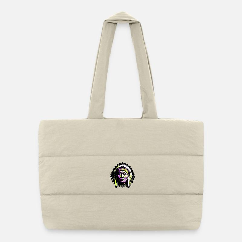 Amérindien Américain Sac shopping matelassé
