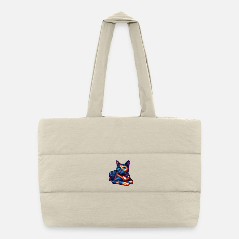 Chat Sac shopping matelassé