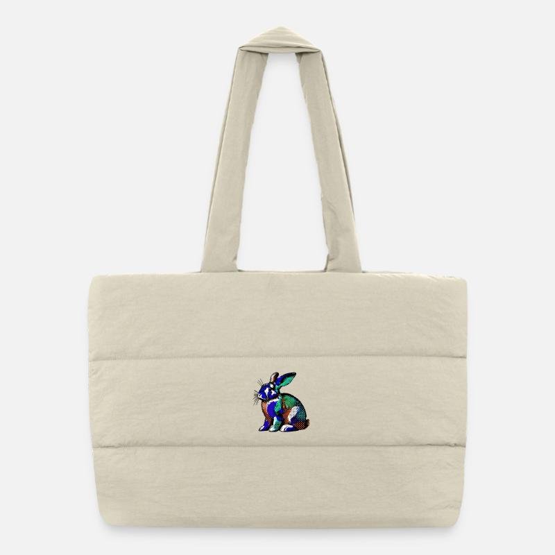 Rabbit Puffer Shopping Bag