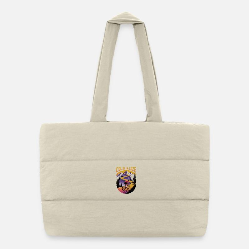 Col de la Loze – Cyclisme alpin intense Sac shopping matelassé