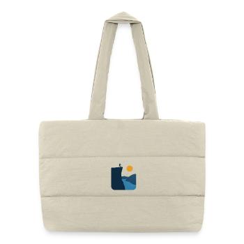 Preikestolen – Norwegian Landmark - Puffer Shopping Bag - natural - Front