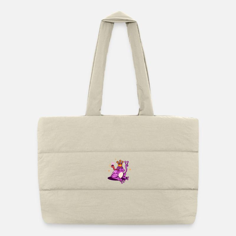 Prince Toad Puffer Shopping Bag