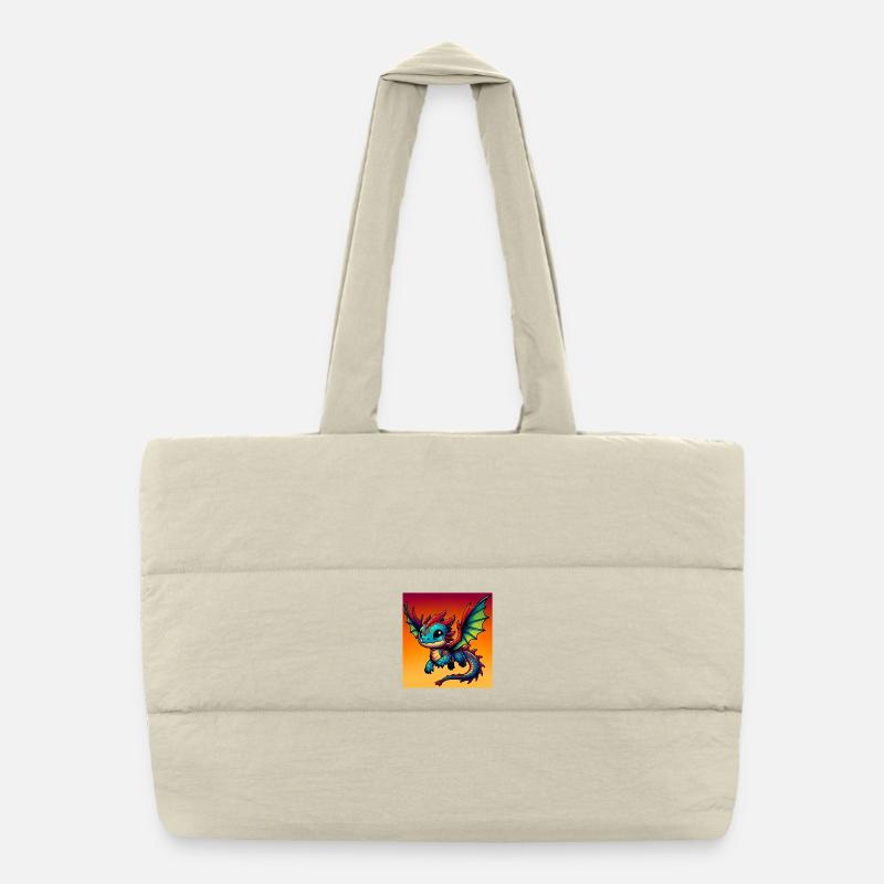 dragon Puffer Shopping Bag