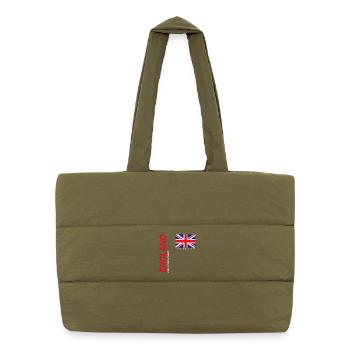 Nottingham - Puffer Shopping Bag - safari green - Front