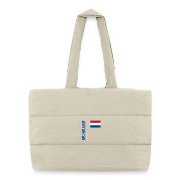 Groningen - Puffer-Einkaufstasche - Naturweiß - Vorne