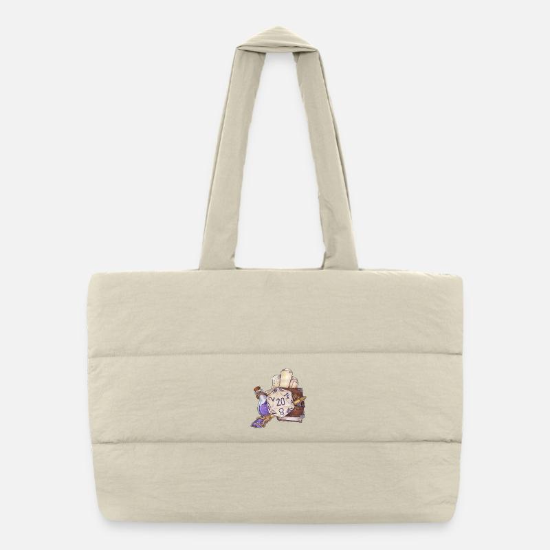 Wizard pour cadeaux de dés D20 sur table de jeu de rôle Sac shopping matelassé