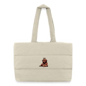 Mastiff de Bordeaux Propriétaire du Mastiff de Bordeaux - Sac shopping matelassé - blanc naturel - Devant
