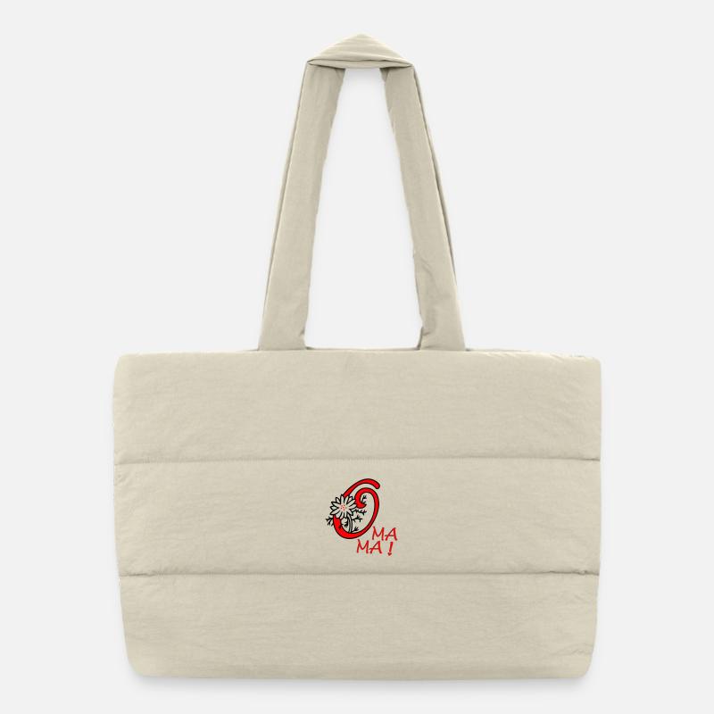 Maman Mamie Cœur Sac shopping matelassé