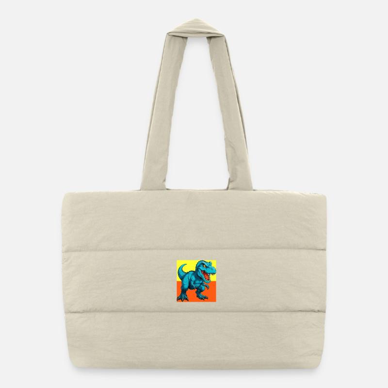 dinosaur Puffer Shopping Bag