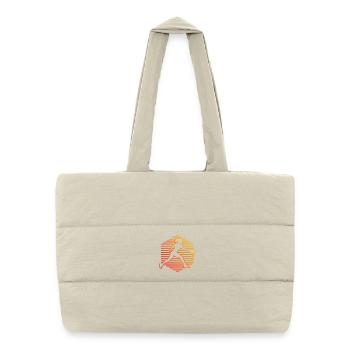 Pickleball Match Gift for Pickleball Game Fans - Puffer Shopping Bag - natural - Front