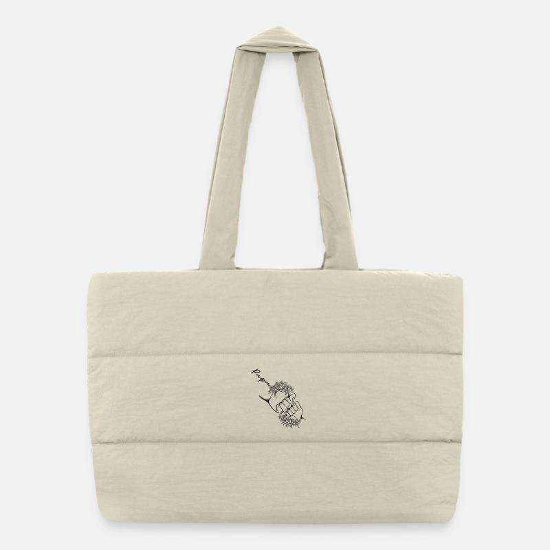 Personalized Dad Gifts Sentimental Daughter Puffer Shopping Bag