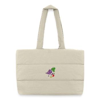 Fruit with insects - Puffer Shopping Bag - natural - Front