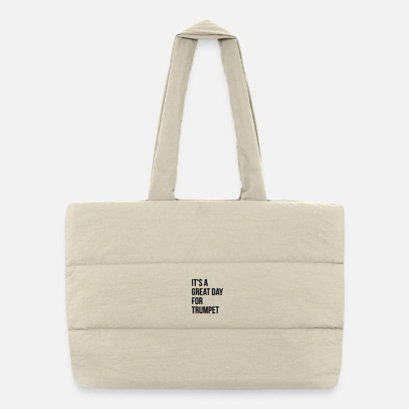 trompette Sac shopping matelassé