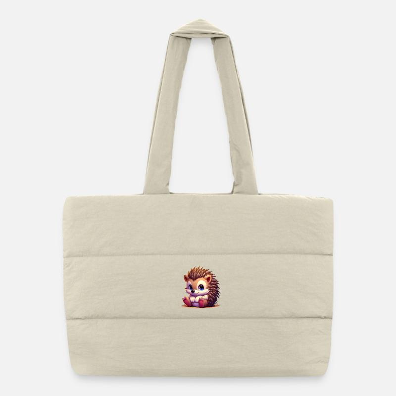 Hérisson Sac shopping matelassé