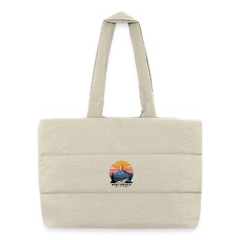 Tour of Provence by Bike - Puffer Shopping Bag - natural - Front