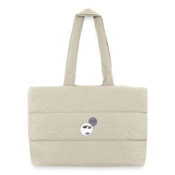 Parler de sentiments 2 - Sac shopping matelassé - blanc naturel - Devant