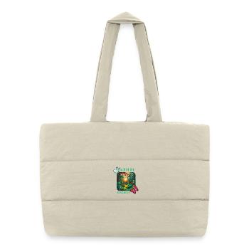 Réserve faunique - Sac shopping matelassé - blanc naturel - Devant