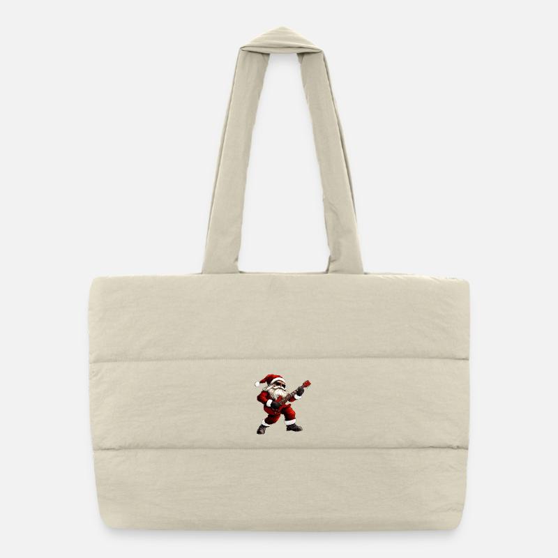 Guitaristes électriques Noël Sac shopping matelassé