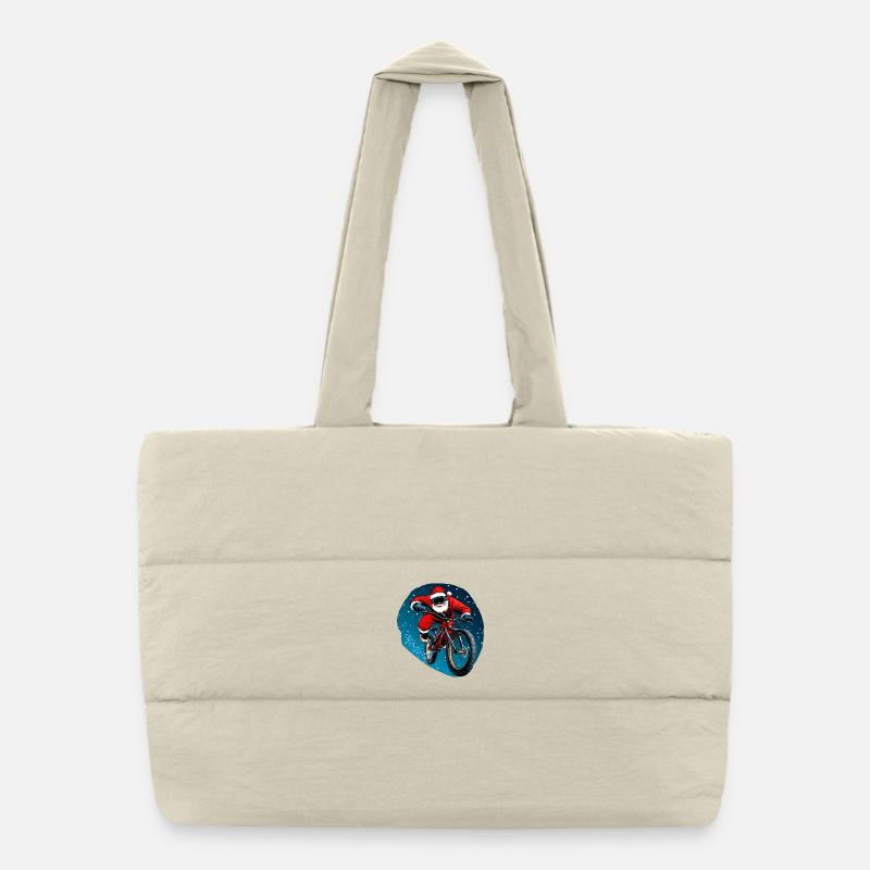 Descendeur Père Noël Sac shopping matelassé