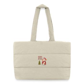 Winter magic - Puffer Shopping Bag - natural - Front